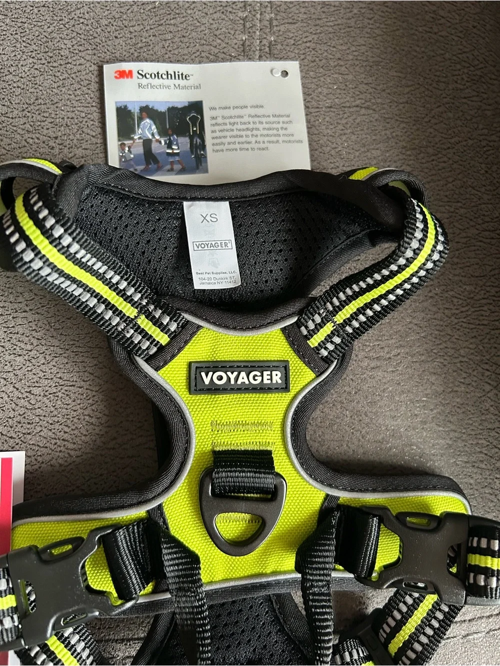 Dog harness and leash XS